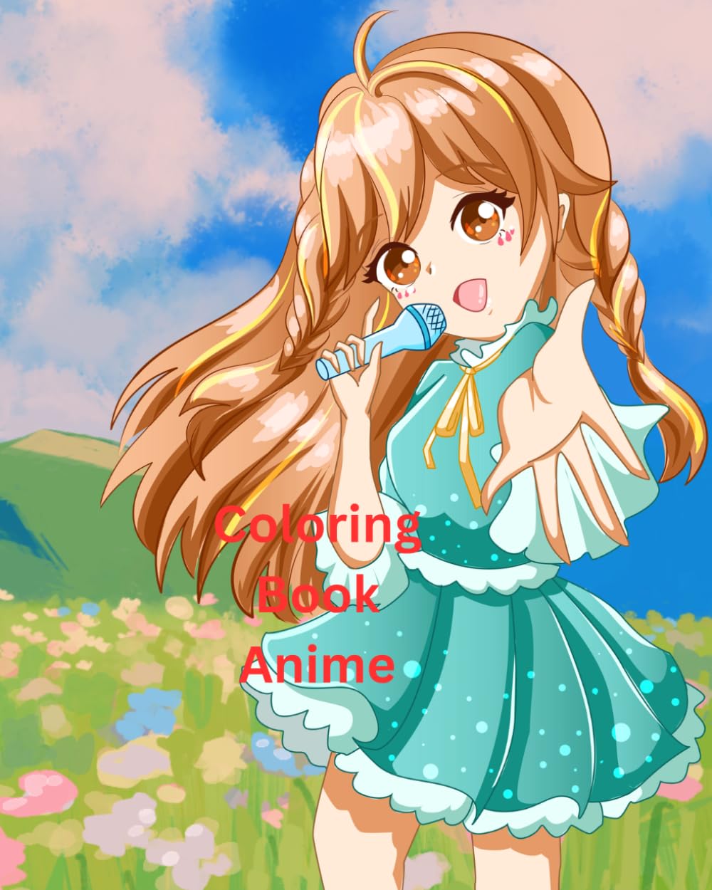 anime coloring book: activity coloring book for anime lovers