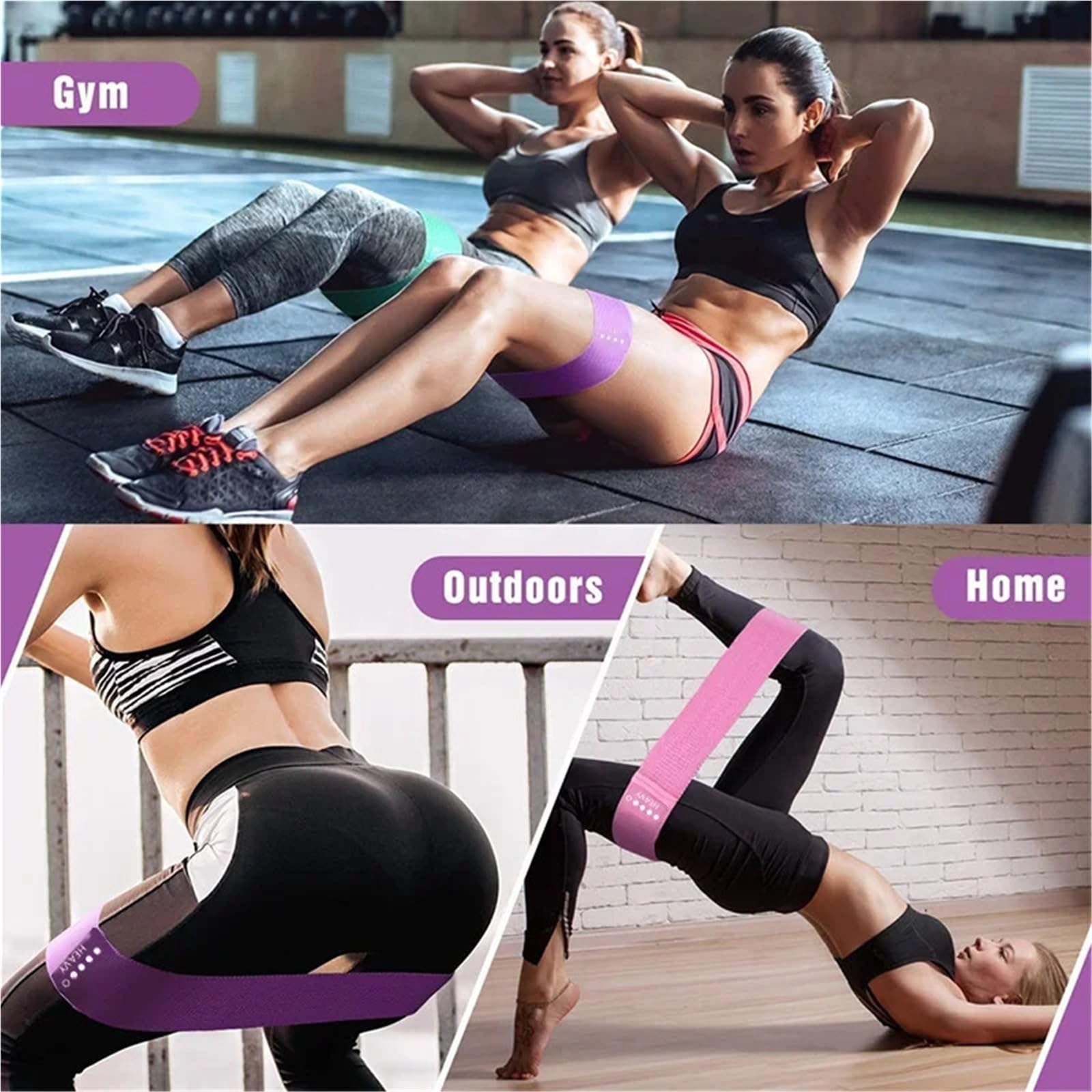 Elastici Fitness Fasce Elastiche Di Resistenza Fitness | Home Training Yoga Sport Stretching Pilates Allenamento Attrezzatura da palestra