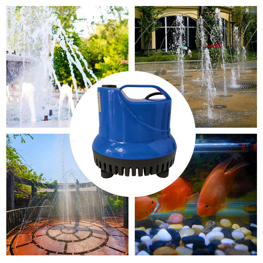 Homvik Bomba de Agua Sumergible 1800L/H 25W con 3 Boquillas Bomba ...