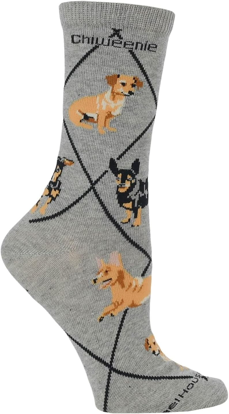 WHD Chiweenie Crew Socks for Women & Men | Gift for Dog Lovers, Cute Pet Socks - Image 3