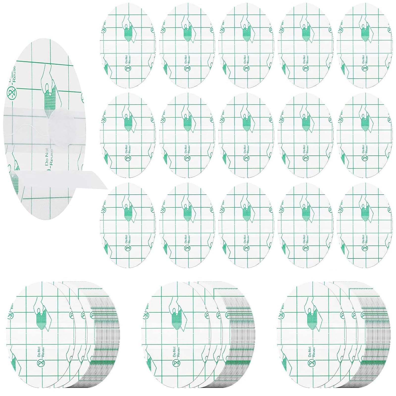 Pegatinas Orejas Adultos Natación Impermeable Protector Oídos 50 Unidades 5.3 x 8.1 cm