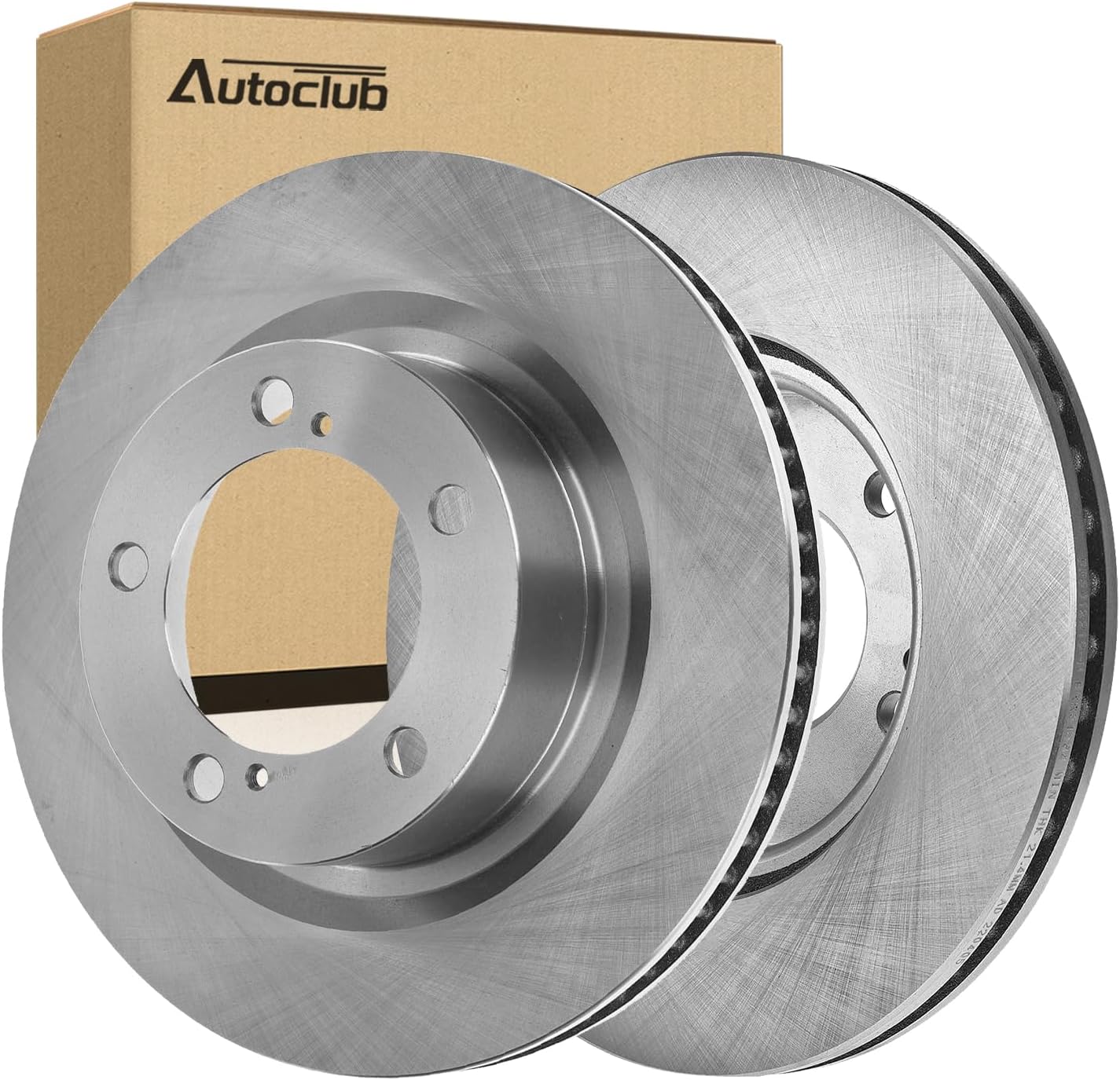 AUTOCLUB 13.94" Brake Rotors Front for 2008 2009 2010 2011 2012 2013 2014 2015 2016 2017 2018 2019 2020 2021 Toyota Tundra Sequoia, 2016-2021 Toyota Land Cruiser LX570 Brakes Replacement [5-Lug]