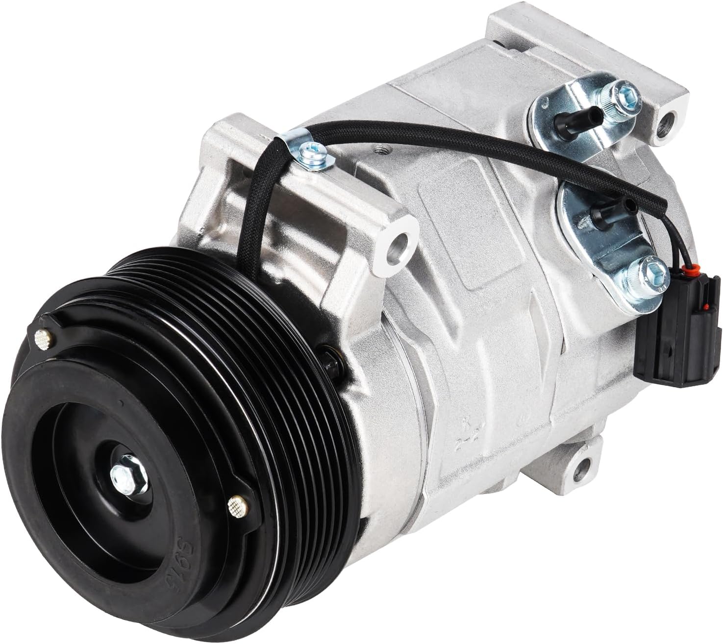 AC Compressor with A/C Clutch Compatible with Buick Enclave 3.6L 2008-2012, for Chevrolet Traverse 3.6L 2009-2012, for GMC Acadia 3.6 2007-2012, for Saturn Outlook 3.6 2007-2010