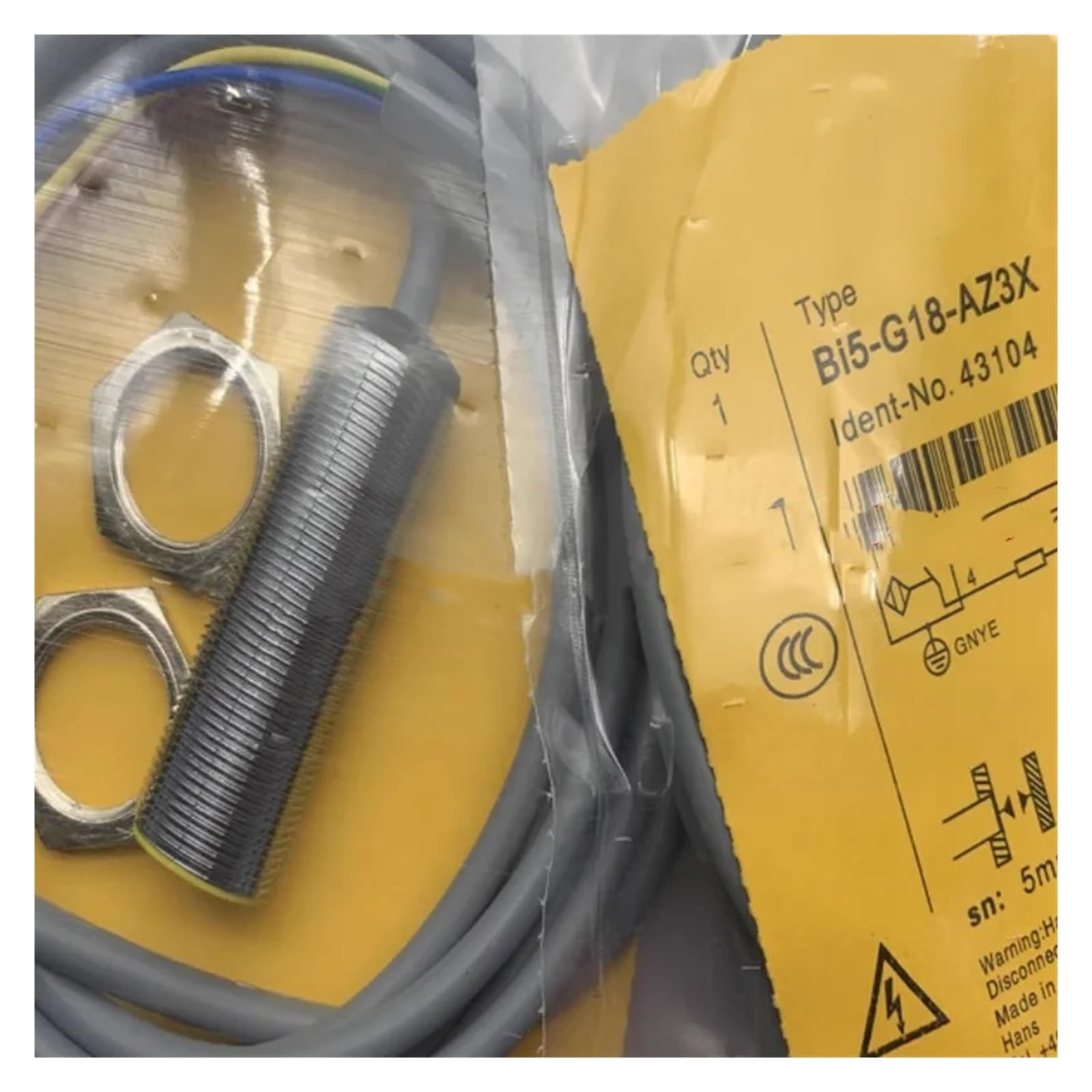 Détecteur de proximité Bi5-G18-ADZ30X2 capteur M18 lot de 3 pièces