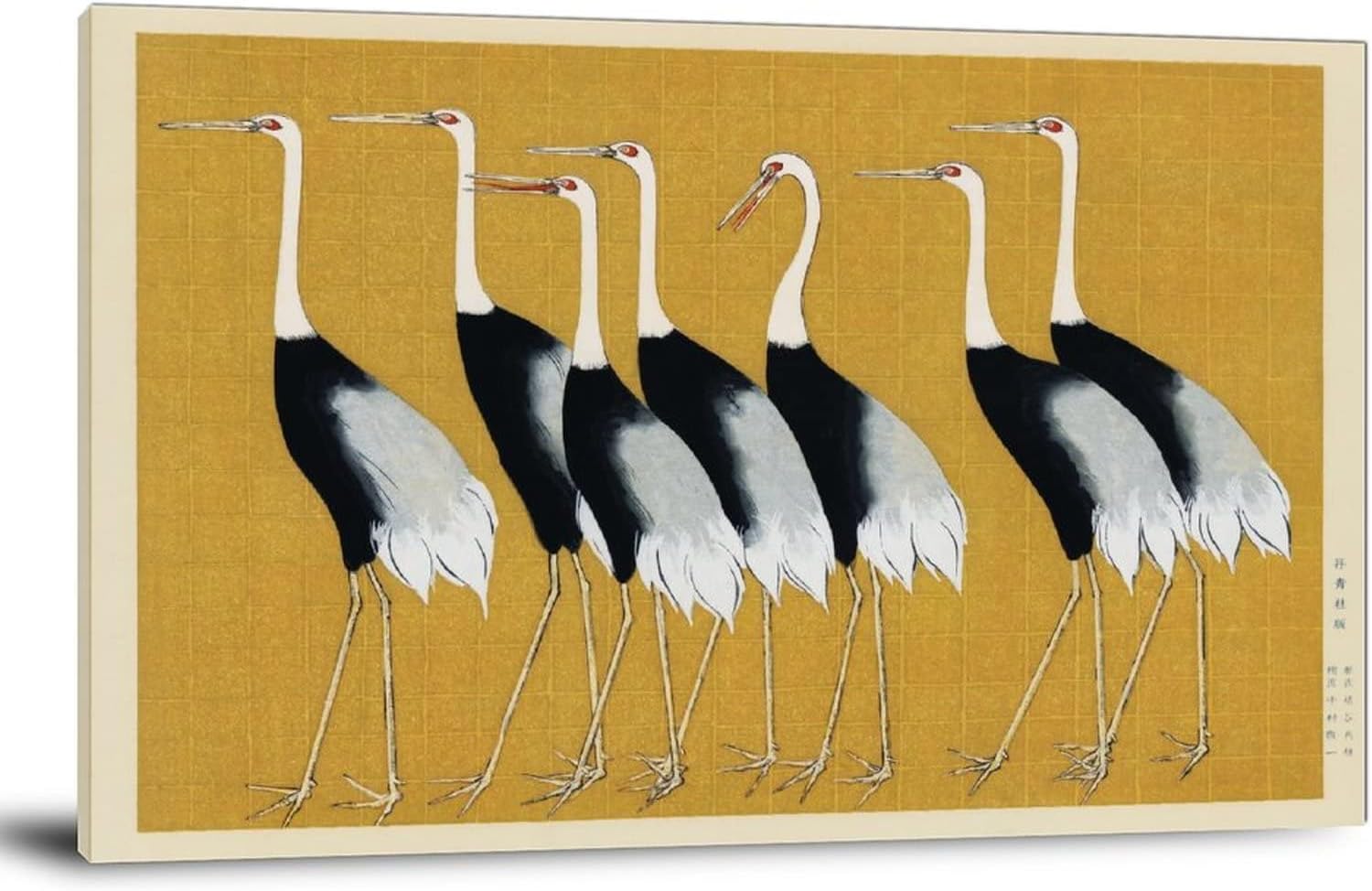 Japanese Crane Art Prints, Bird Wall Art, Bird Art Print, Japanese Wall Print