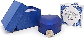 ASVP Shop Something Blue for Bride Gift With Sixpence Coin