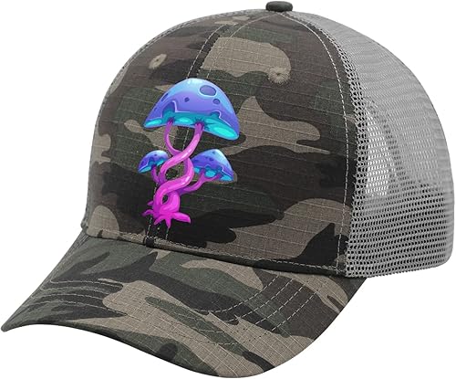 Miniatura 2 de Baseball Caps Fantasy Cartoon Mushroom Baseball Caps, Vintage Hats for Men