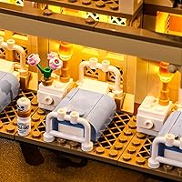 Vista 7 de BRIKSMAX Light for Lego Hogwarts-Hospital-Wing 76398 - Led Lighting Kit Compatible with Lego Harry Potter 76398 - Not Include The Lego Set