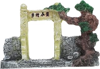 BCOATH Decorações Adereço Linda Decoração Foto Tanque Brincando Decoração Centro Decorações de Mesa Ornamentos Decorativos de Água Doce Vista Plantas de Aquário Árvore Modelo Vívido Acessórios Betta Caverna