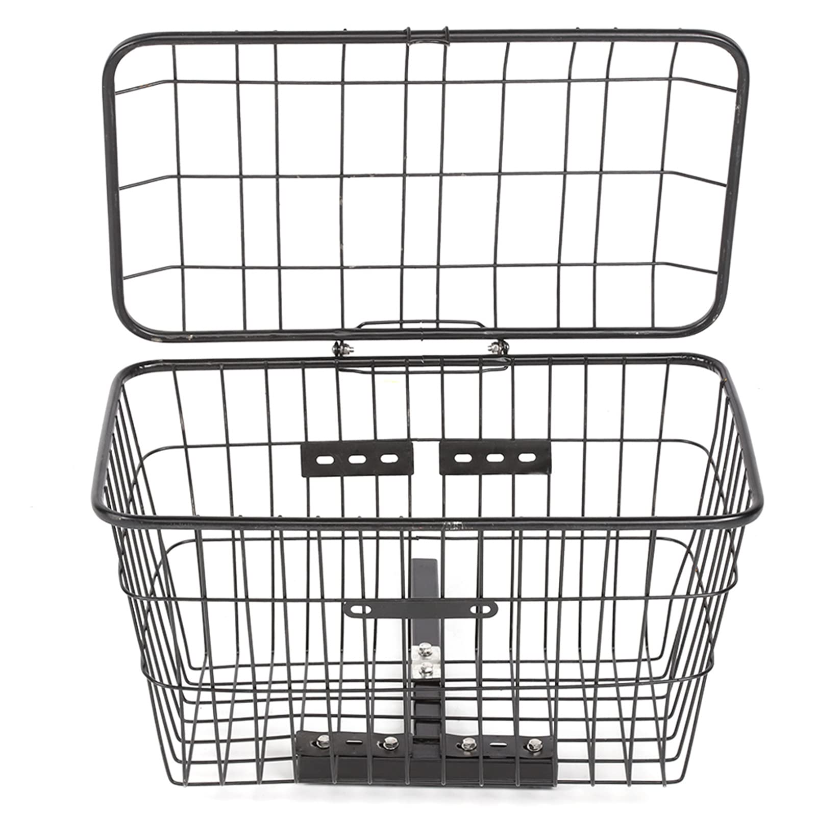 Cesta Trasera para Scooter, Cesta Portátil Grande para Scooter, Cesta de Almacenamiento Trasera de Hierro para Scooter, Cesta Plegable para Compras y Viajes, 50 X 27 X 20 Cm