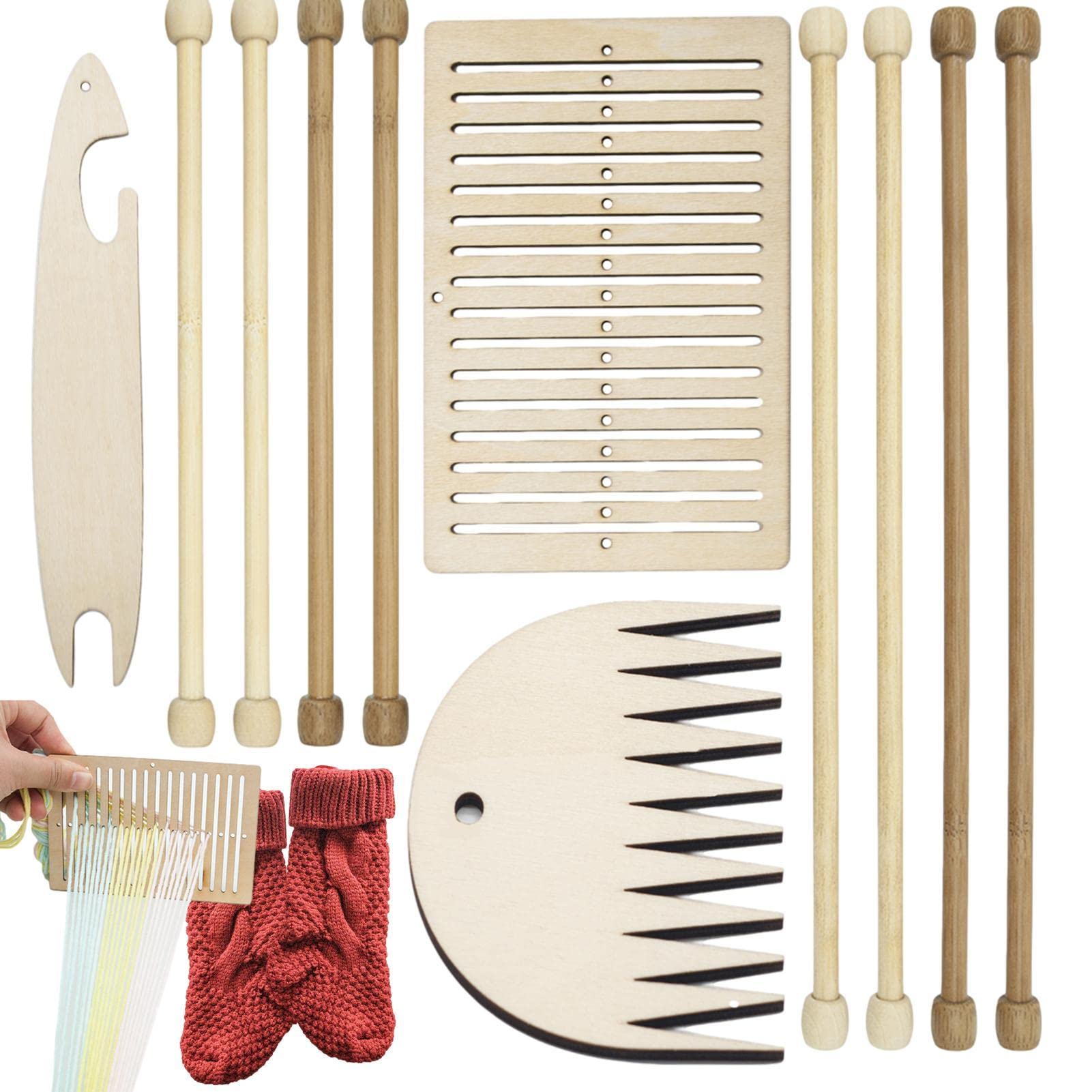 木製 織り機用整経用具