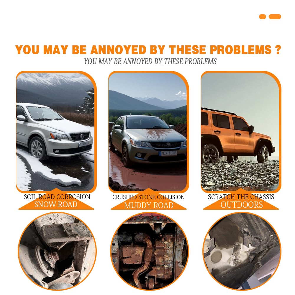 Front Skid Plate for Hyundai Sonata 2024 2025 Engine Splash Shield Heavy Duty, Impact Resistant Engine Guard Cover for Sonata 2024-2025 Underbody Protection Plate w/Screw Hardware