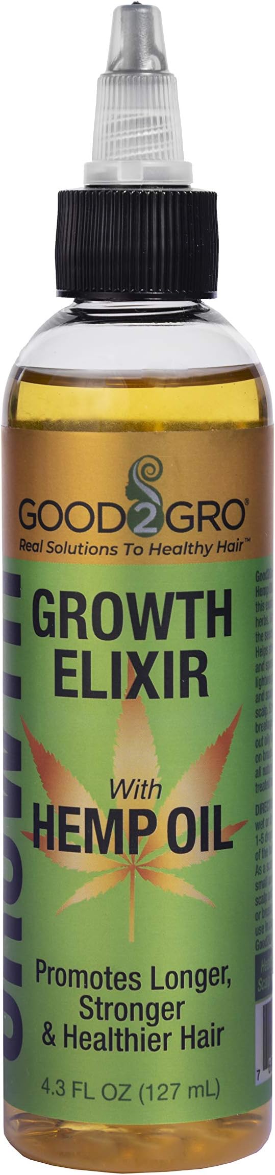 GOOD2GRO Growth Elixir - 4.3oz | Promotes Fuller, Thicker & Longer Hair | Prevents Hair Loss & Breakage | Strengthens, Repairs, Protects & Adds Shine | Vegan & Cruelty-Free