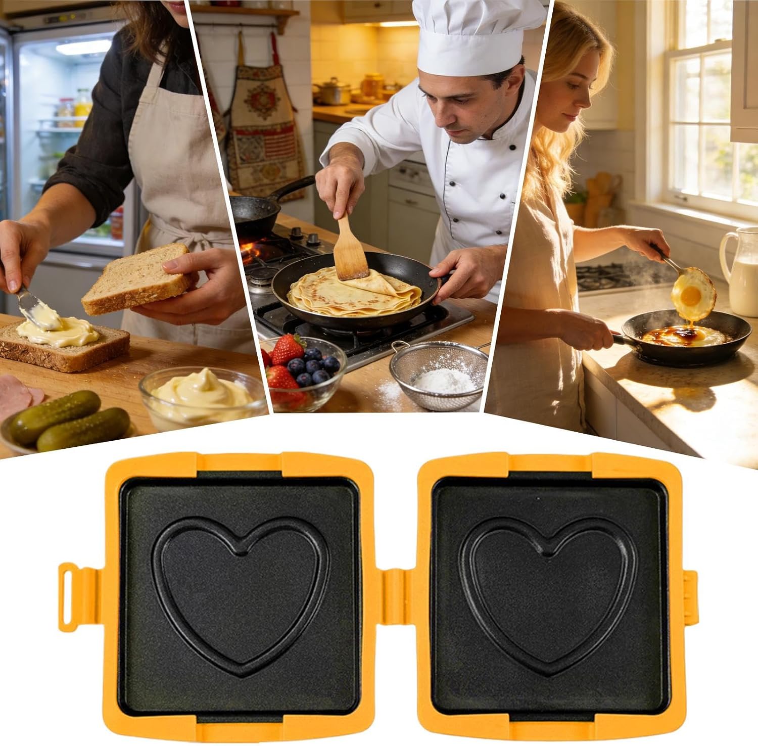 Microwave Toaster Foldable Kitchen Tool Griddle