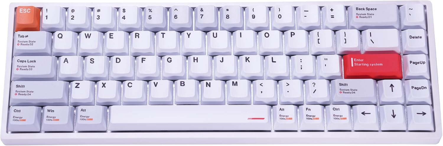 AE68 Pro White Rapid Trigger Keyboard