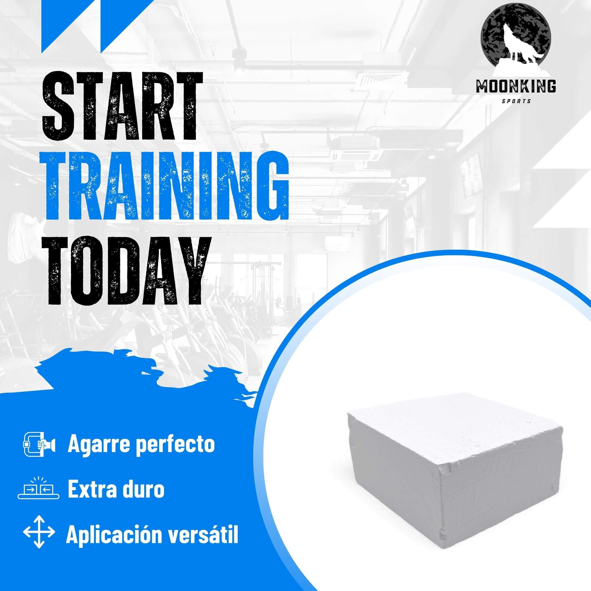 MoonKing Sports – Chalk Block 8 Pack 8 x 56 g Magnesia en forma de bloque extra duro prensado, tiza para gimnasia, boulder, escalada