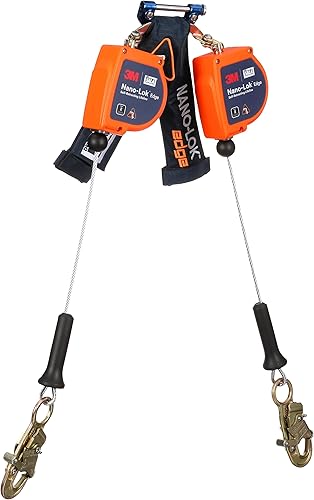 Miniatura 12 de 3M DBI-SALA Nano-Lok Edge Conector de doble pierna personal autorretráctil 3500285, Cable, Gancho de aluminio, 2.44 m, Clase 2, ANSI