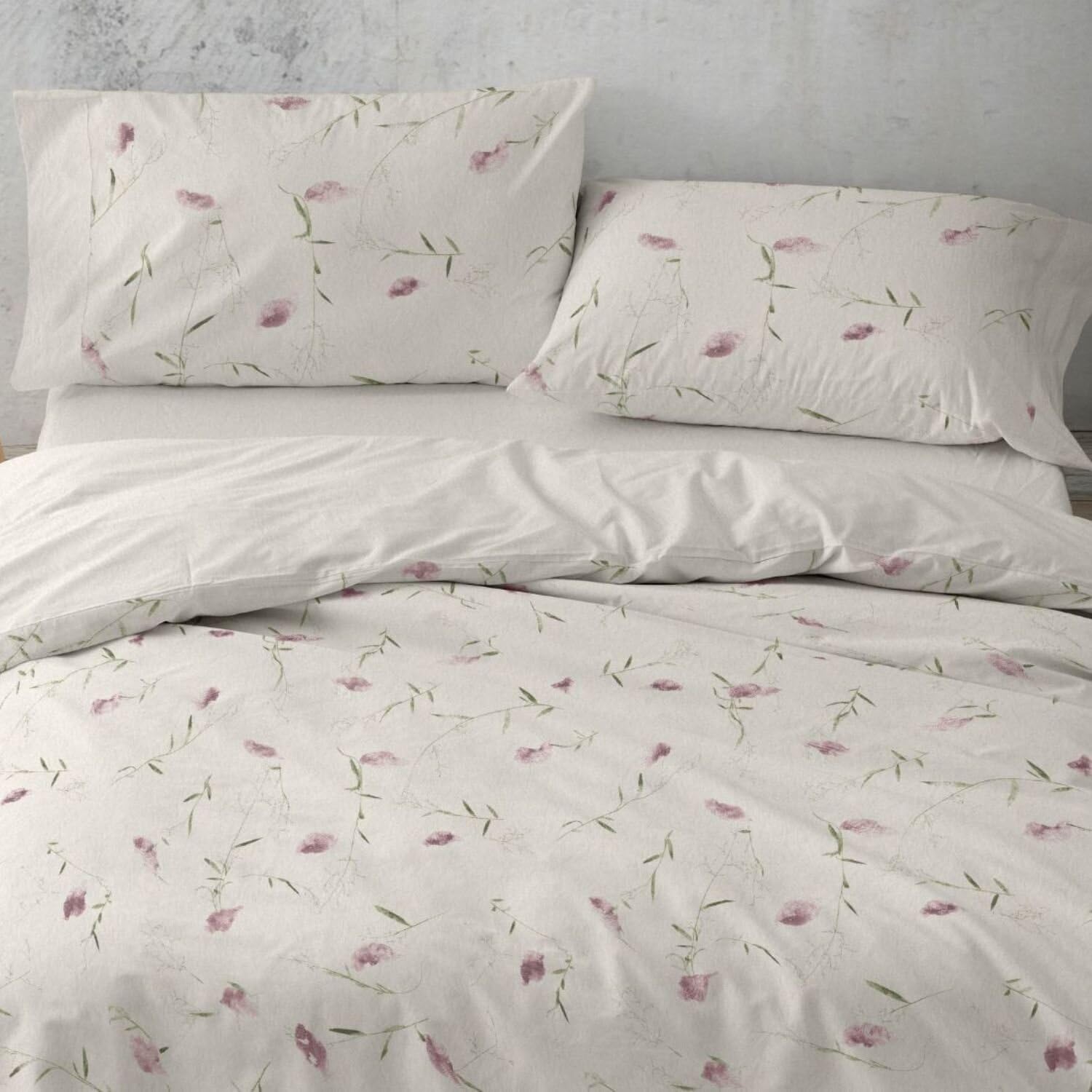 Burrito Blanco | Fundas nórdicas Estampadas | Cama de 105cm. (+Medidas Disponibles) | Diseño 052 | Color Rosa Palo (105x190/200cm.)