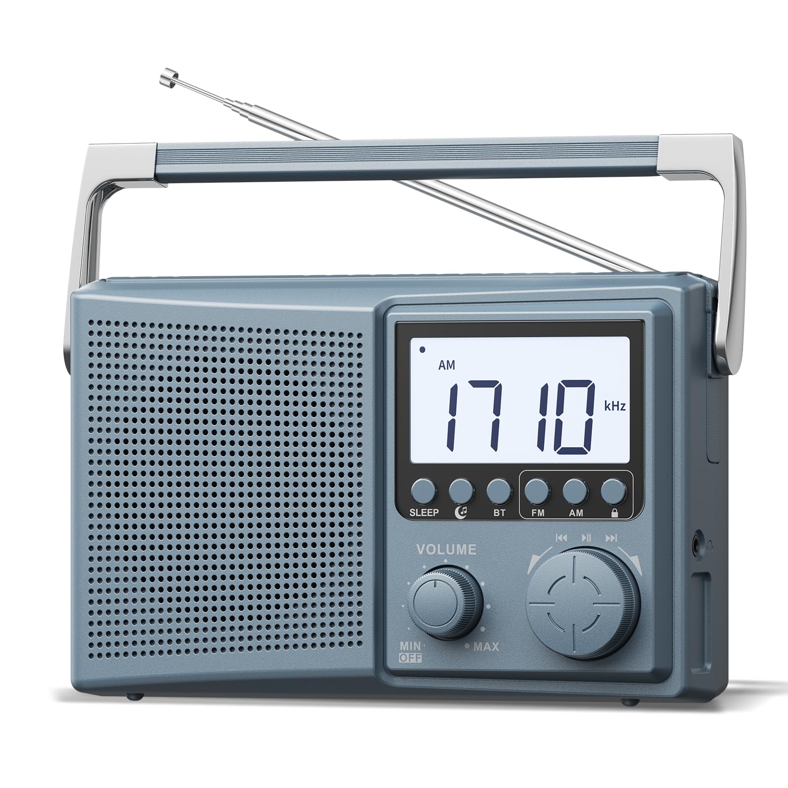 LEOTEC AM FM Radio with Bluetooth,Portable Radio Strong Reception,Plug in Wall,Battery Operated,10 White Noise Sounds,Digital Sleep Timer,Headphone Jack,Volume Control,Easy to Use,Gifts for Seniors-image-19