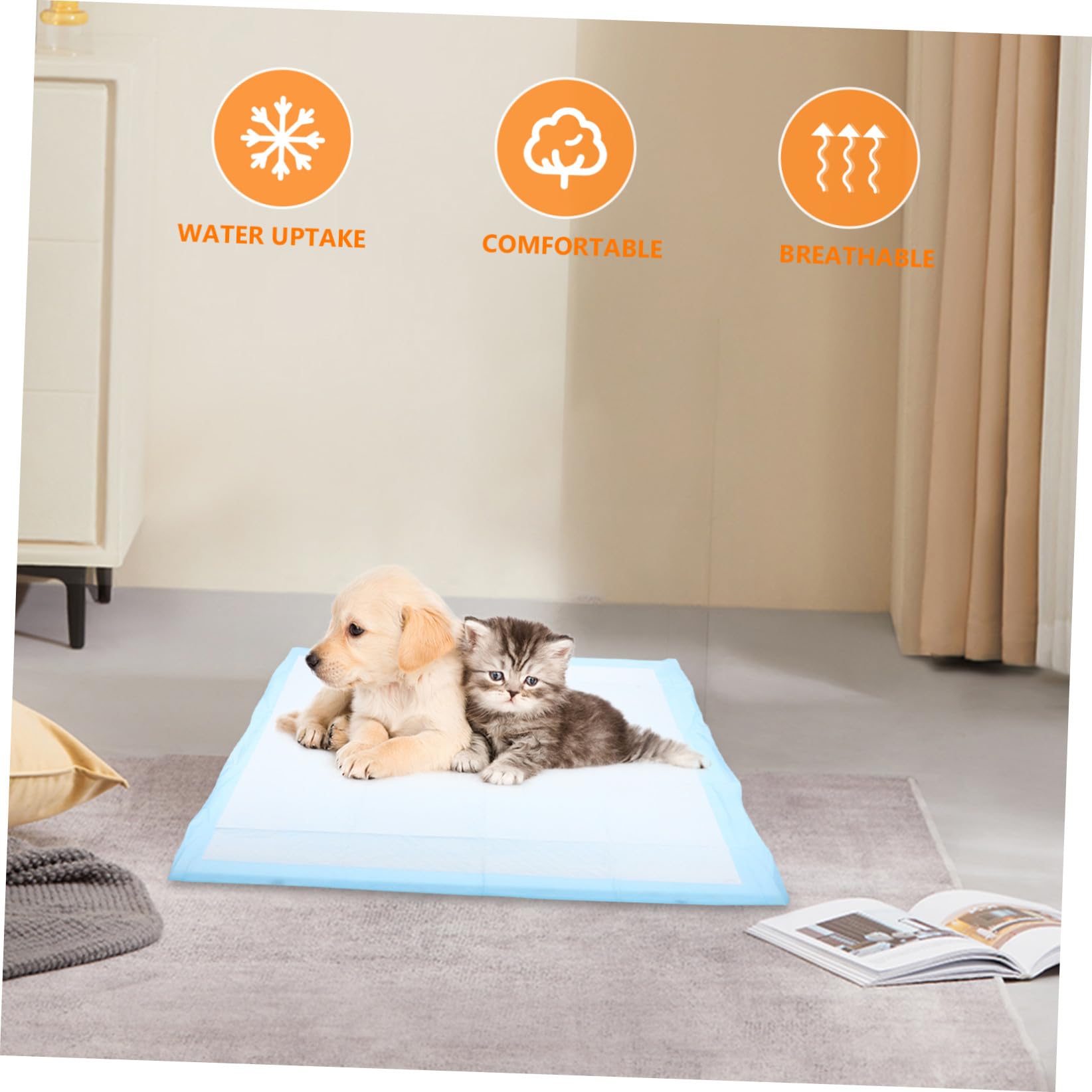 Empapadores para Perros Almohadillas para Cachorros De Absorbentes Instantáneamente para Entrenamiento y