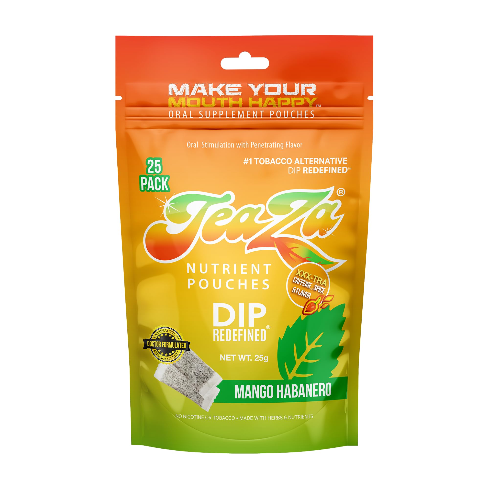 Amazon.com: Teaza Energy Pouches Tobacco Alternative Nicotine Free