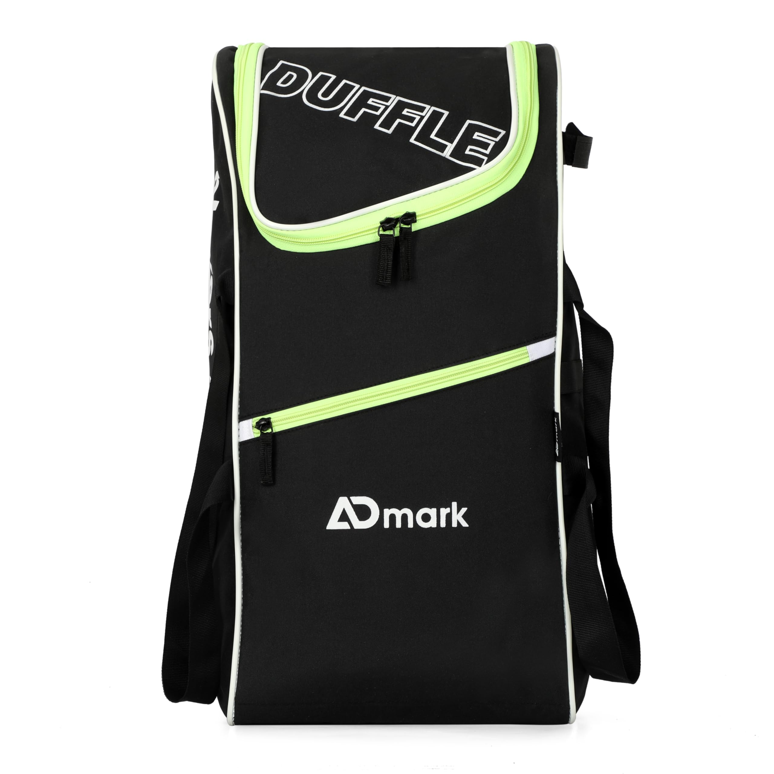 ADMARK Cricket Kit Backpack Spacious, Durable, and Lightweight Gear Bag Cricket Kit Backpack with Black & Green Colour Combination for Kids-picture-21