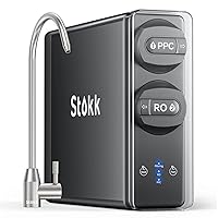 Vista 1 de Stokk Sistema de ósmosis inversa, filtro de agua de ósmosis inversa sin tanque de 8 etapas, reduce PFAS TDS, sistema de ósmosis inversa debajo