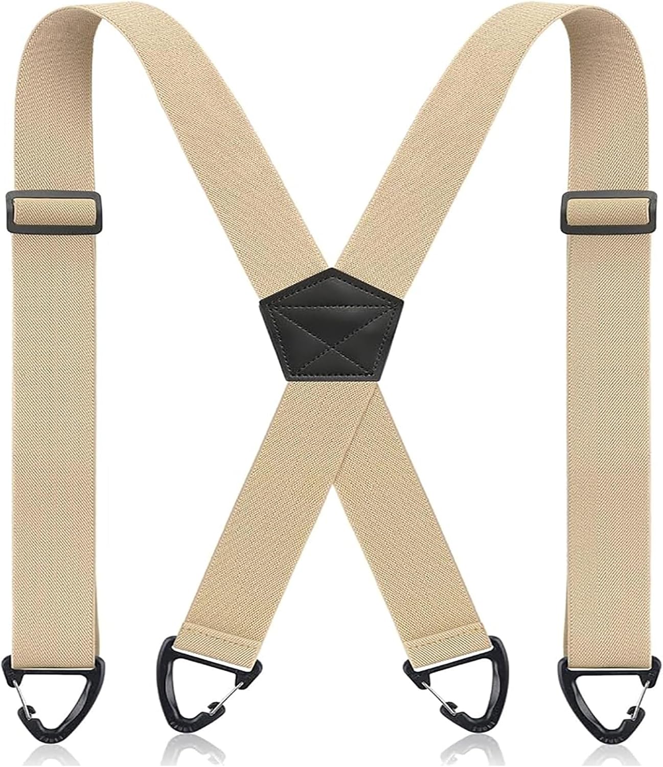 Hidden Suspenders for Men Under Clothes with Snap Loop, 1.5" Wide Adjustable Snap Hook Men's Suspender for Women
