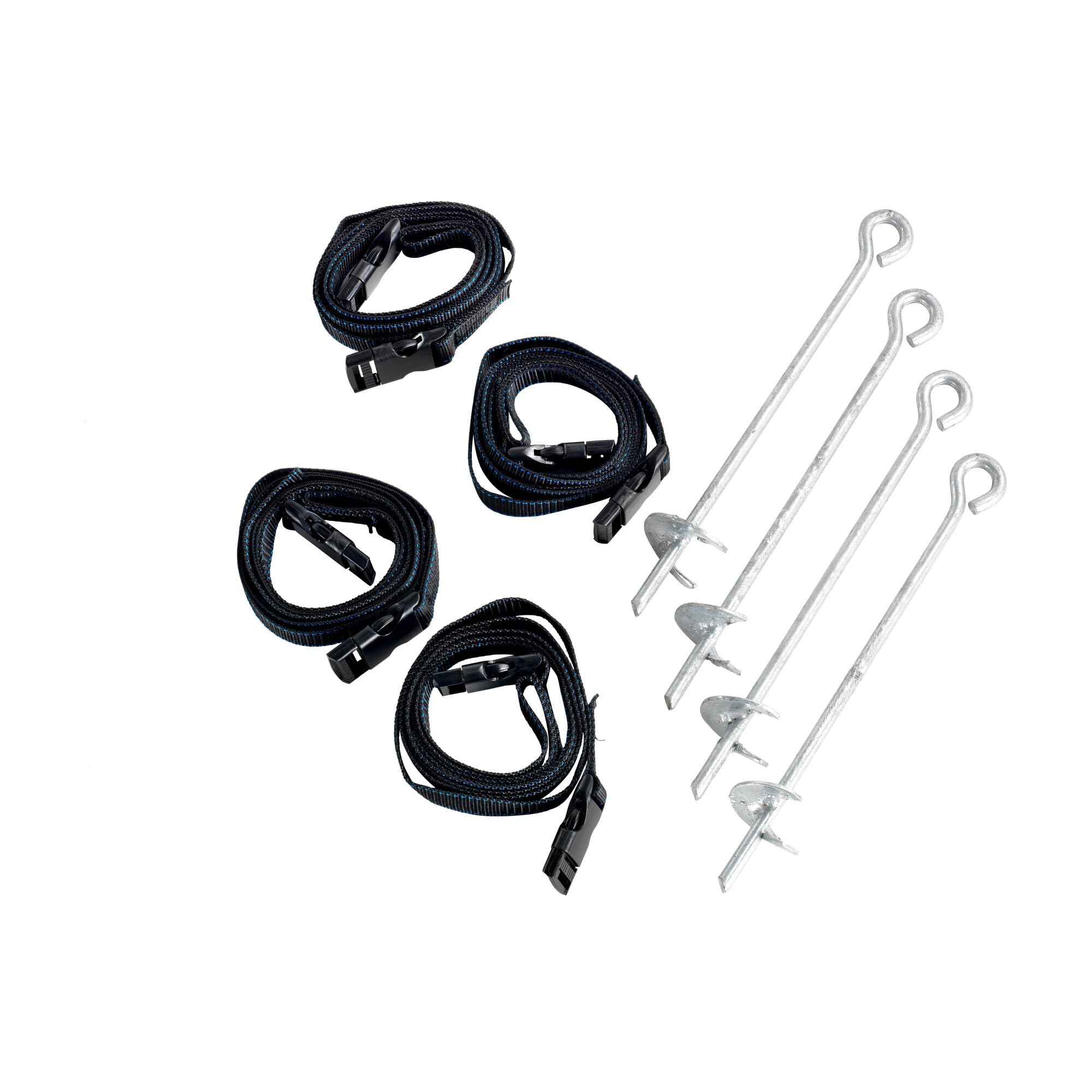 Kit d'ancrage trampoline résistant aux intempéries avec 4 sangles solides - 5