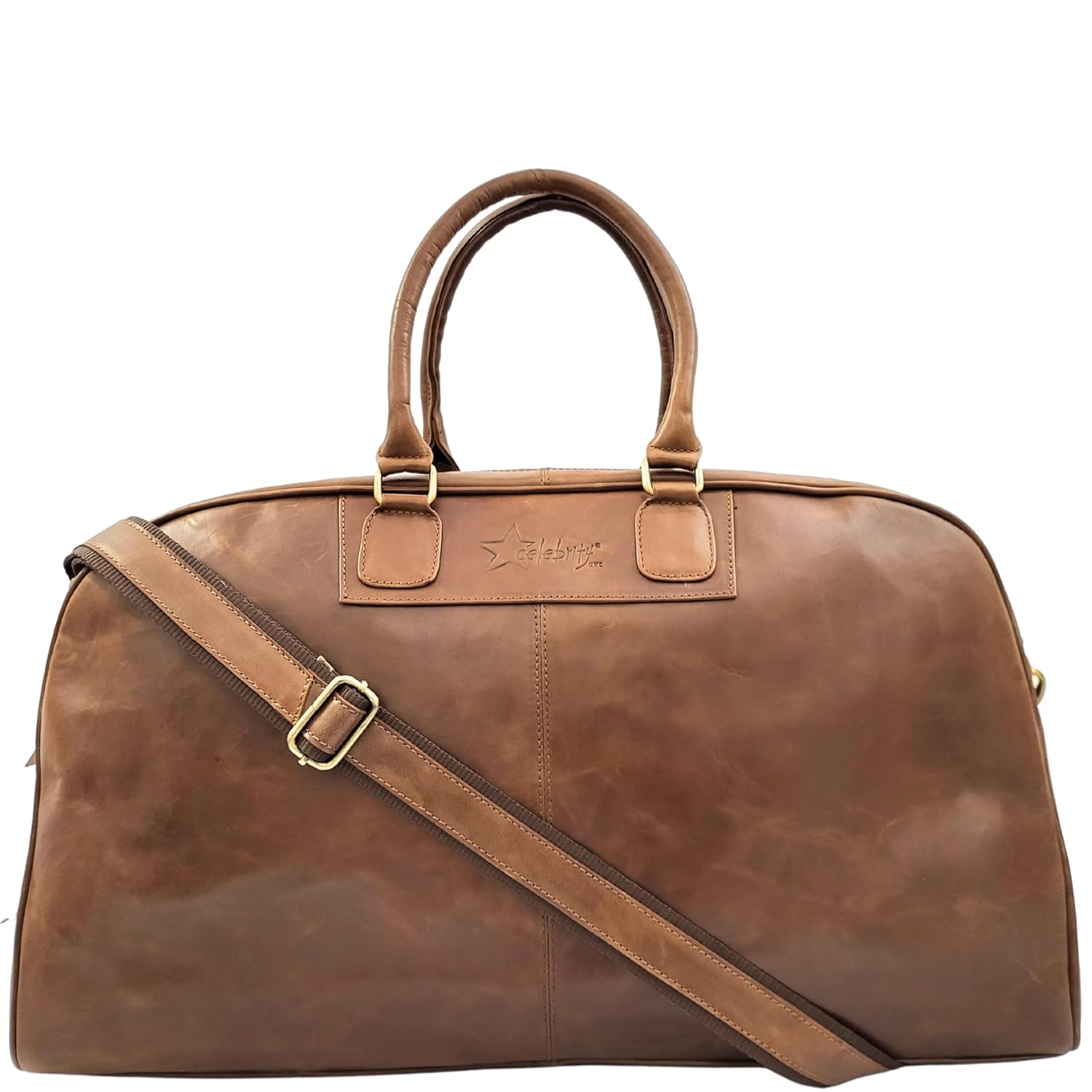 irnado Brown Vinatge Genuine Leather Duffle Bag for Travel and Gym 45 Liter Medium Size 20 Inches Lightweight Durable Luggage irnado Brown Vinatge Genuine Leather Duffle Bag for Travel and Gym 45 Liter Medium Size 20 Inches Lightweight Durable Luggage