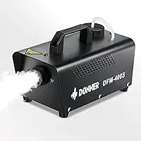 Donner Máquina de neblina para festa, máquina de fumaça com controle remoto com fio, máquina de fumaça de neblina DFM-400S 400W para palco, festival, Natal, Halloween, festas de Ação de Graças, show