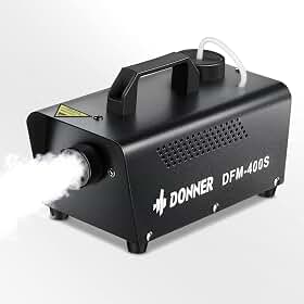 Donner Máquina de neblina para festa, máquina de fumaça com controle remoto com fio, máquina de fumaça de neblina DFM-400S 400W para palco, festival, Natal, Halloween, festas de Ação de Graças, show