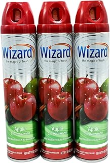 Wizard The Magic of Fresh Air Freshener 10Oz Apple Cinnamon Pack of 3