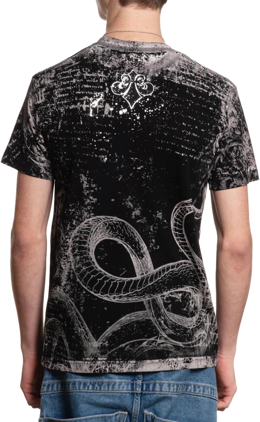 Affliction Men's Core Graphic T-Shirt, Short Sleeve Crew Neck Y2K - Image 2