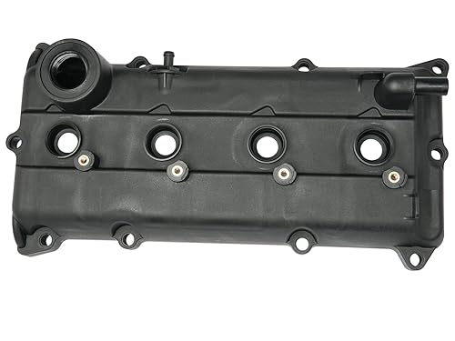 Miniatura 6 de Cubierta de válvula de motor con juntas, pernos, tapa de llenado de aceite, válvula PCV, sellos de tubo de bujía compatibles con Nissan Sentra