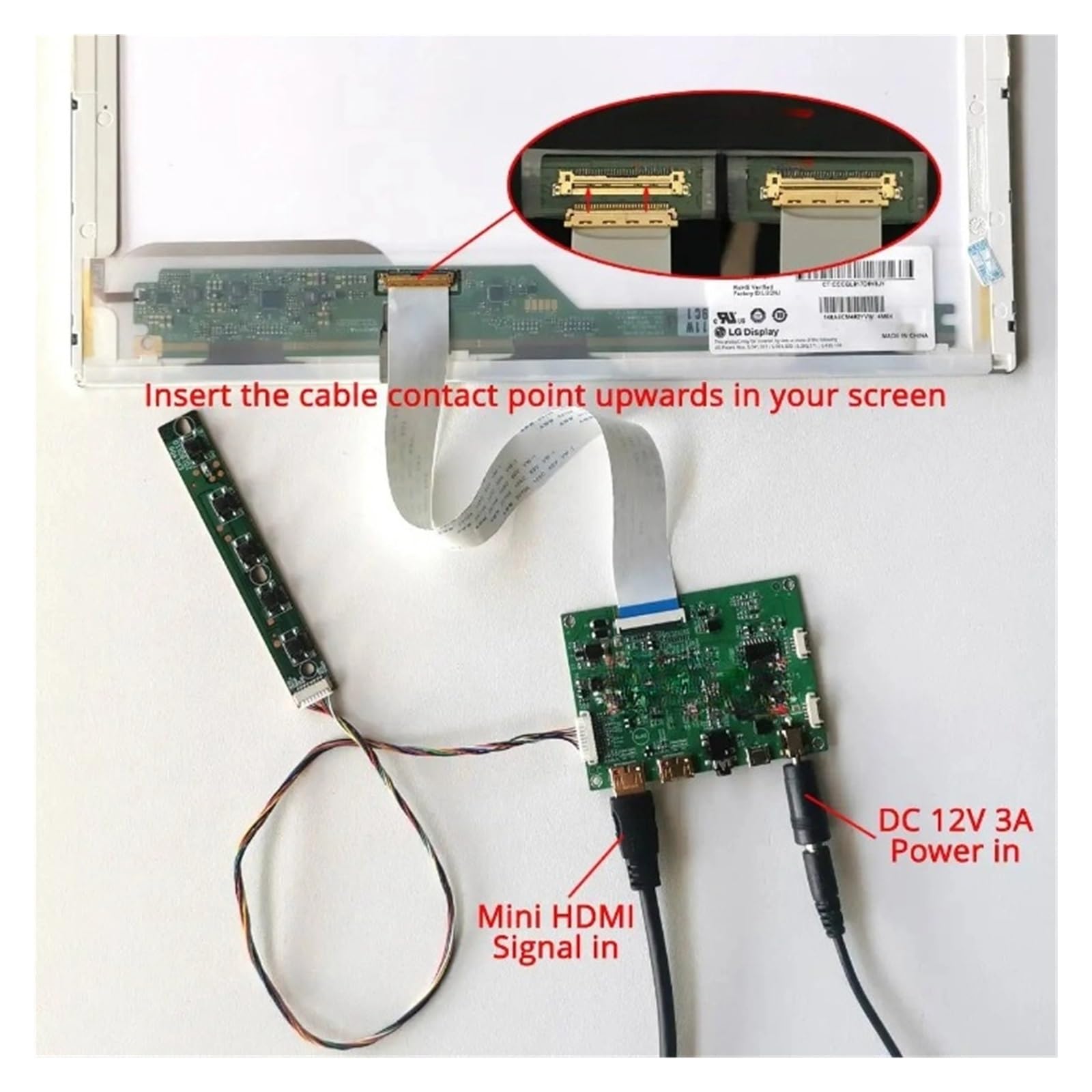 Tablero De Controlador De Pantalla Portátil B156HAT01.0 B156HTN03.9