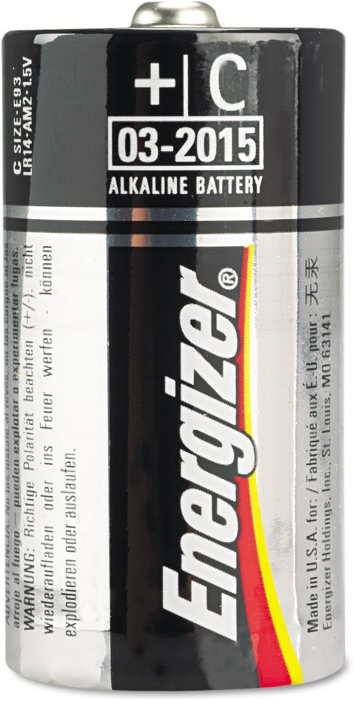 Energizer Max C 2-Pack C Cell : Health & Household