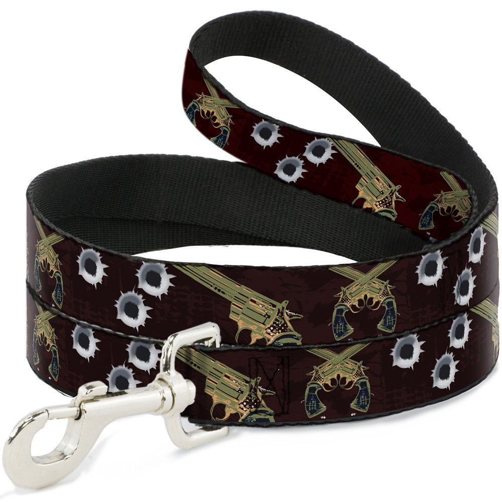 Laisse pour chien Buckle Down imprimé violet et vert avec mousqueton robuste