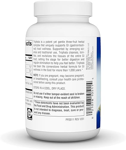 Miniatura 4 de Planetary Herbals Triphala Gold 1000mg Extra Strength Ayurvedic - 120 Tabletas