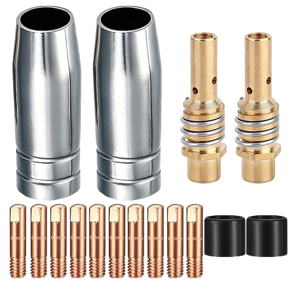 Consommables de soudage MB15 buse et pointe de contact calibrée