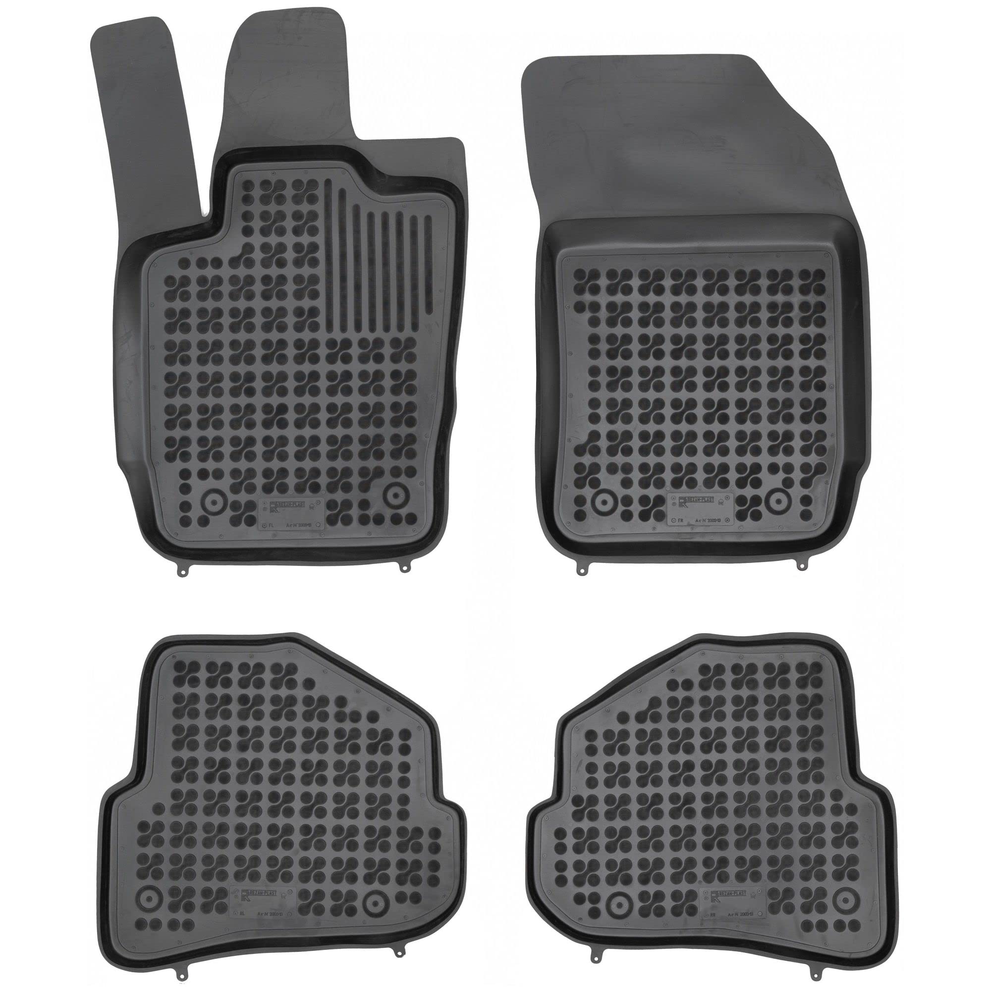 MOTOS Rubberen kofferbakmatten voor Audi A1 8X 2010-2018 Verbeter uw reiscomfort met Anti-Slip Mat Car DZ- All-weather auto deurmat, bescherming tegen vuil