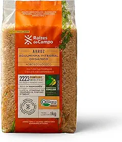 Ráizes do Campo Arroz Agulhinha Integral Orgânico Embalagem a Vácuo 1kg