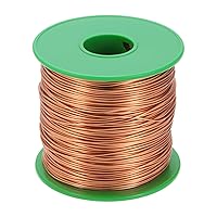 Vista 1 de MECCANIXITY Cable magnético de 20 AWG, cables de cobre esmaltado calibre 20, bobina magnética de 16 onzas para motor transformador eléctrico, grado