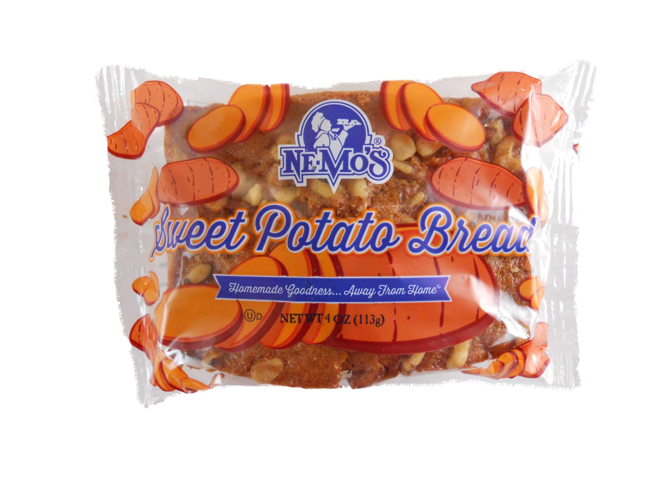 Bakery Sweet Potato Bread - 12 Pack by NE-MO'S – 4 oz., Pack of 12