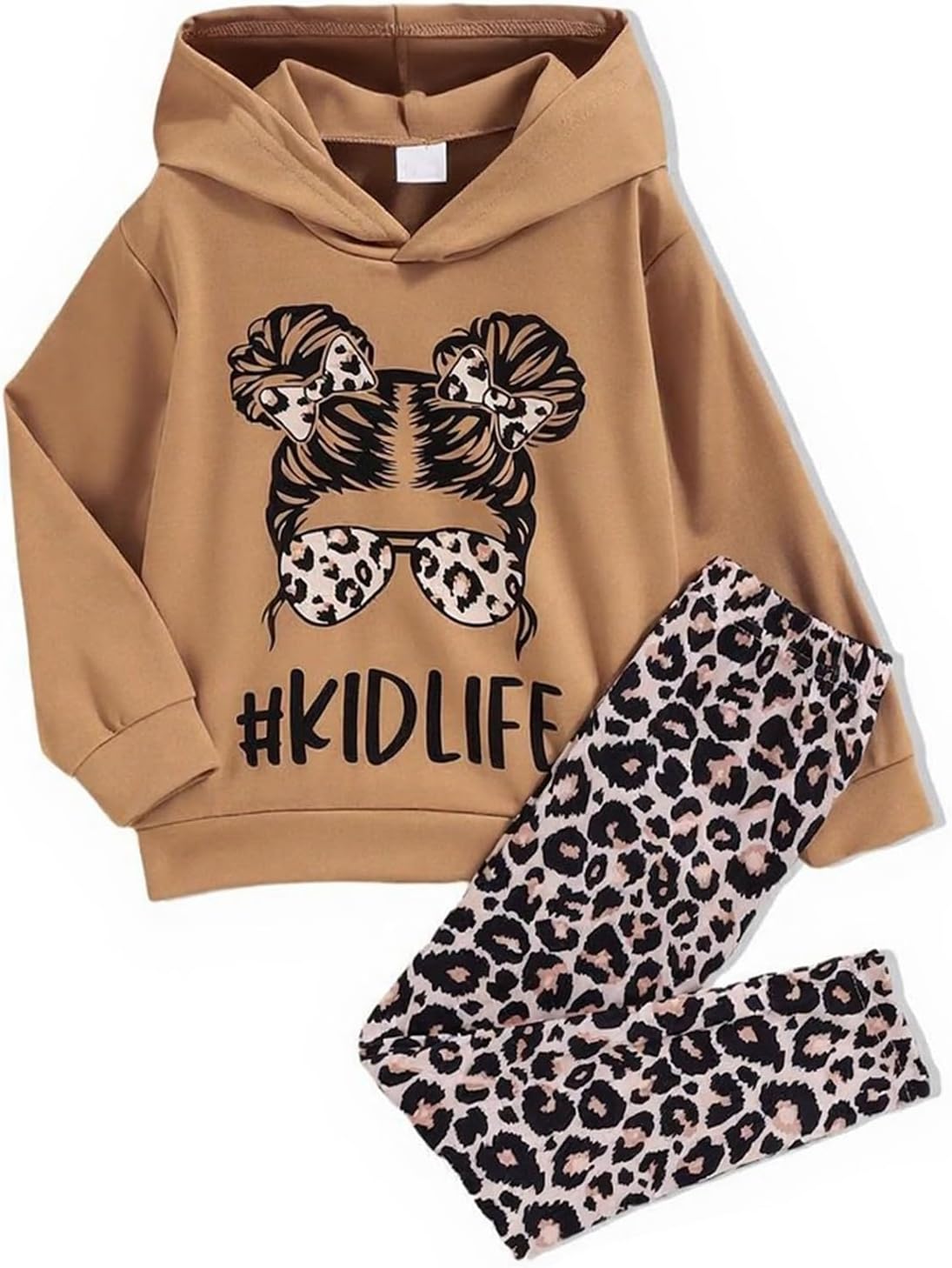 Girls Clothes Fall Girl Outfits 2Pcs Hoodie Pullover Sweatshirt+Pant+Leggings Winter Set for Size 4-8 Years Little Girls