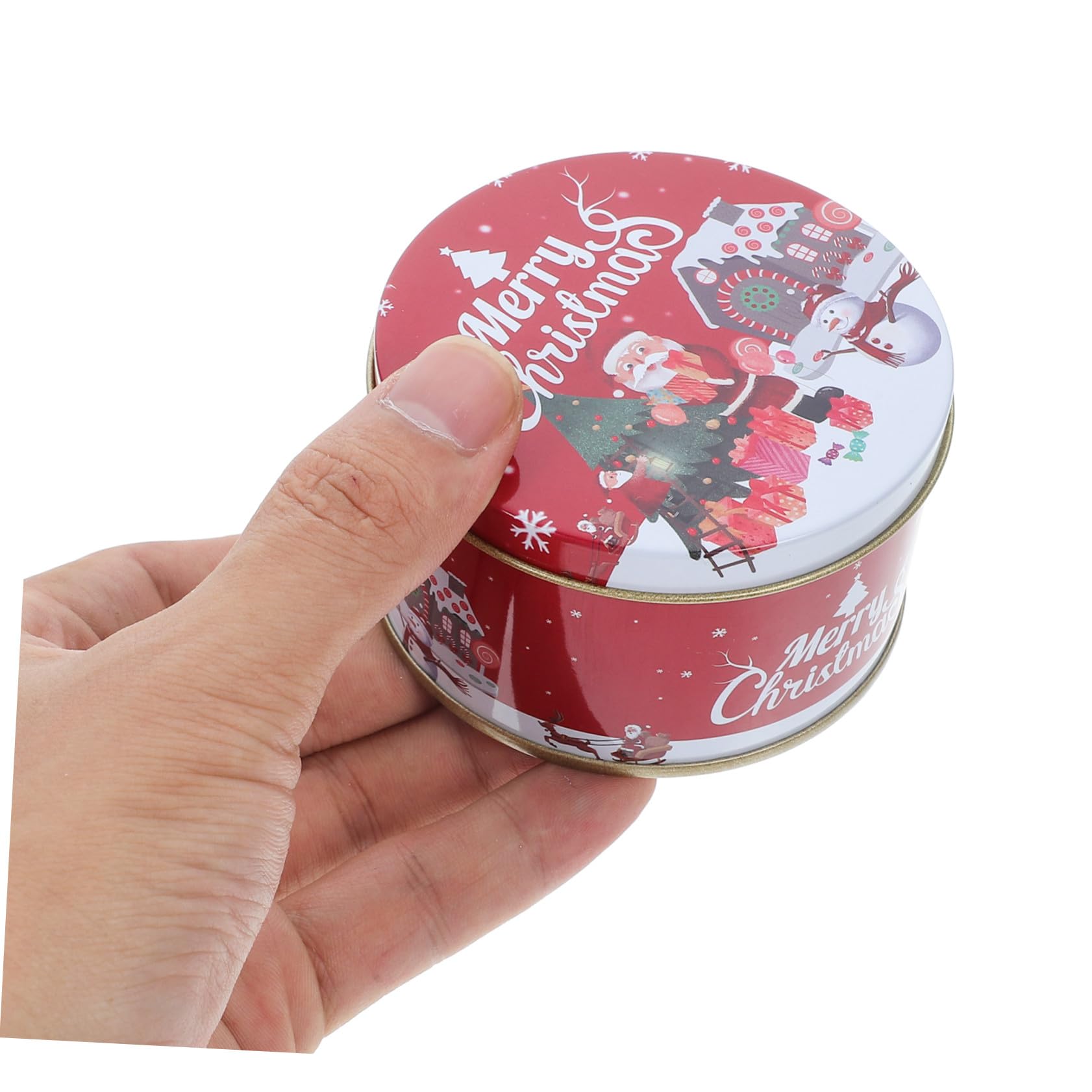 12 Pezzi Natalizie Miniature in Resistenti per Caramelle Biscotti e Cioccolato Decorazioni Natalizie Colorate per Festa e Casa