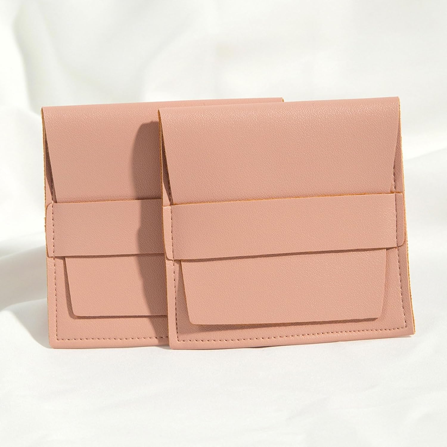 30 Pieces PU Leather Bags Jewelry Storage Bags Storage Bag Suitable For Retailers And Leather Jewelry Bag
