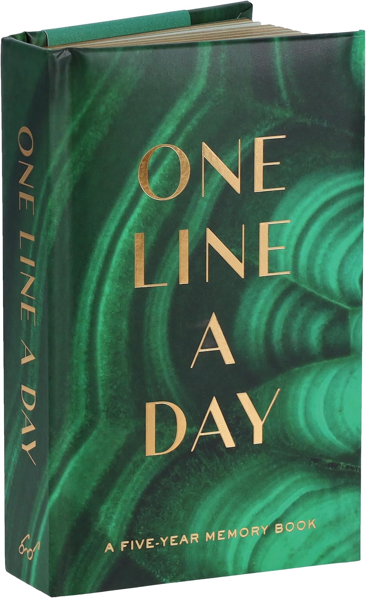 Malachite Green One Line a Day: A Five-year Memory Book