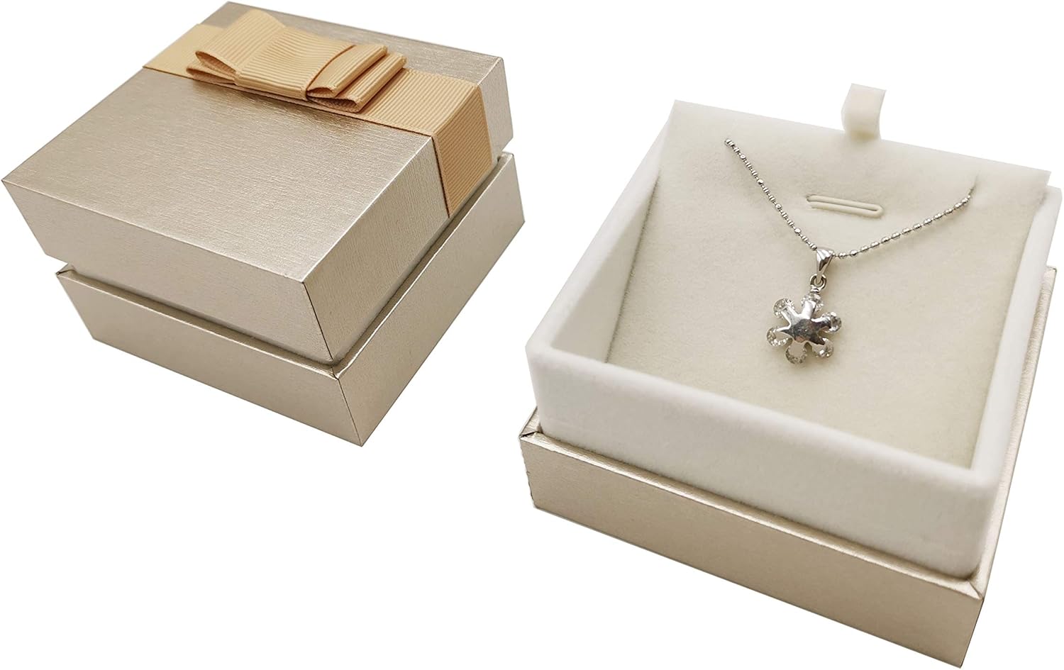 Bearda Memphis Mall Necklace Gift Box - Upgrade Cover Charlotte Mall So Leather Premium Hard