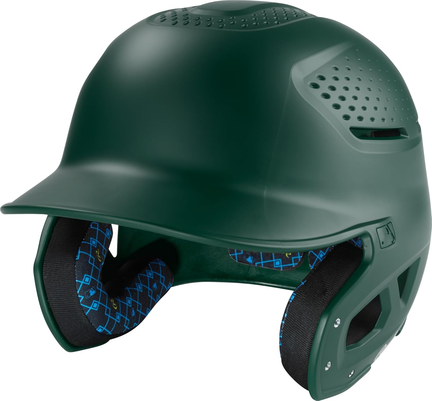 Rawlings RX2 Matte Baseball Batting Helmet - NOCSAE Certified Protection, Moisture-Wicking Comfort, JR/SR Sizes, Multiple Colors